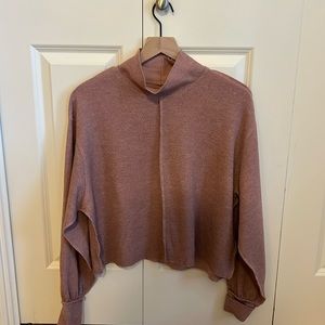 Urban Outfitters Pink Mock-Neck Sweater